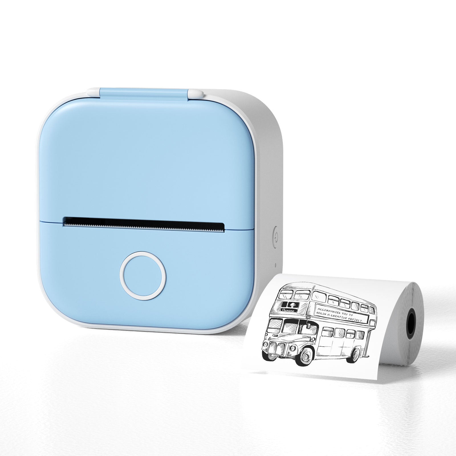 Mini Thermal Photo & Label Printer – Bluetooth Portable Printer for iOS & Android