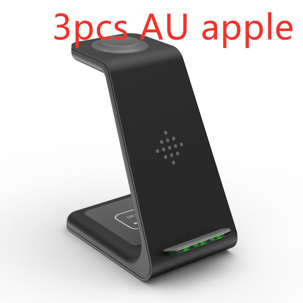 3-in-1 Magnetic Wireless Charging Station – Fast Charging Dock for Phone, Watch & Earbuds