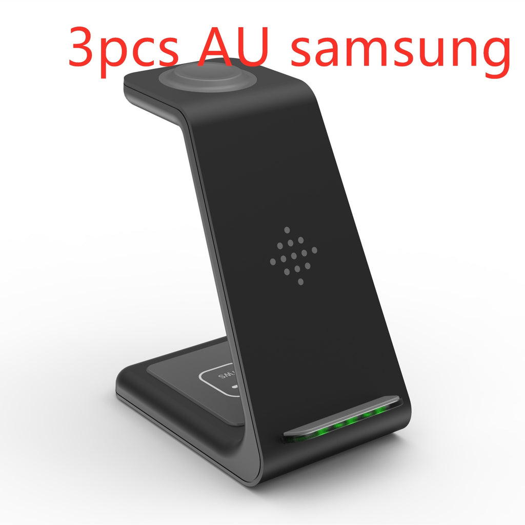 3-in-1 Magnetic Wireless Charging Station – Fast Charging Dock for Phone, Watch & Earbuds