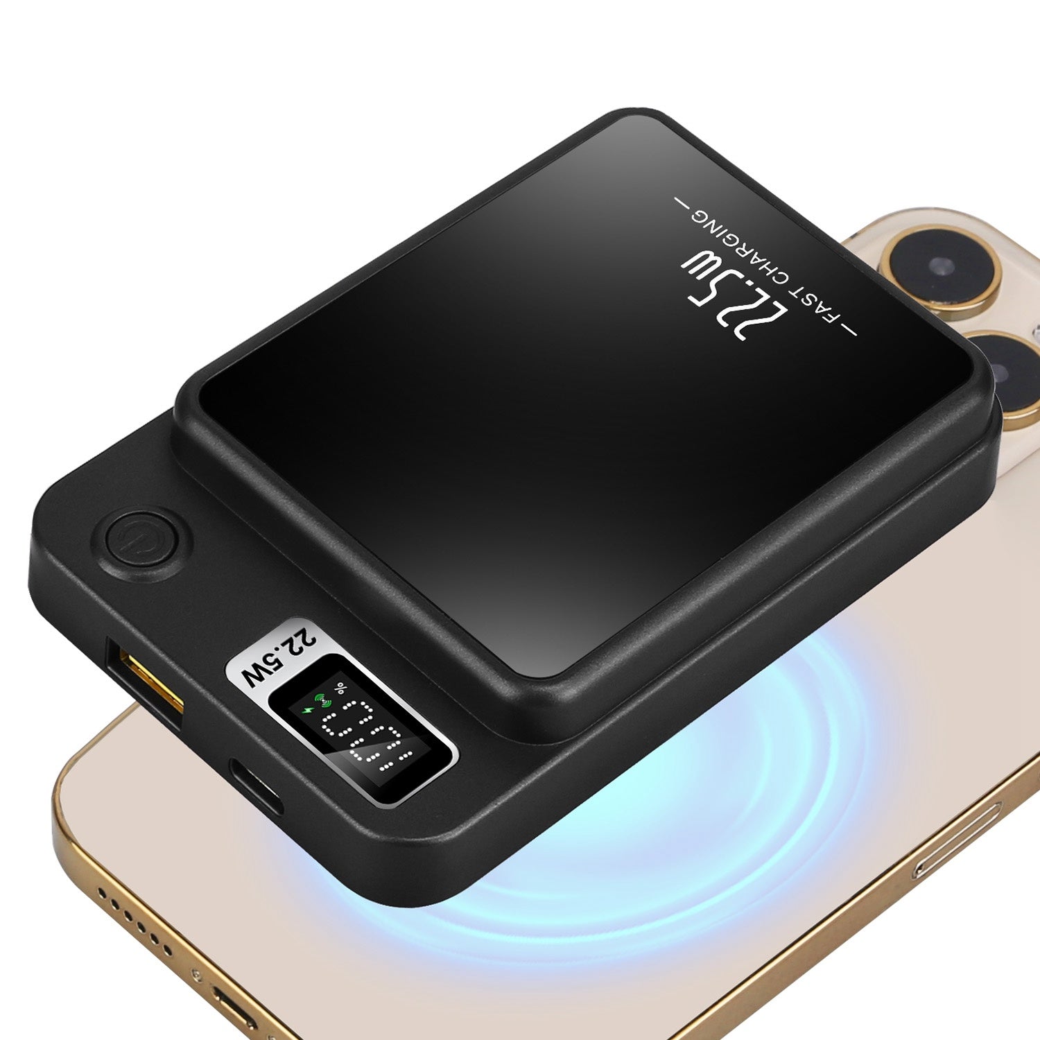 MagSnap™ Magnetic Wireless Power Bank — M.A.E. Volt™