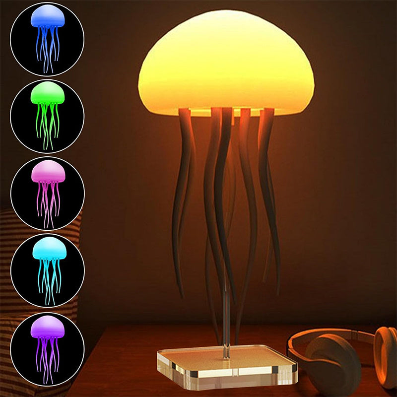 VoltAura™ Jelly Mood Lamp – LED Ambient Night Light for Home & Desk