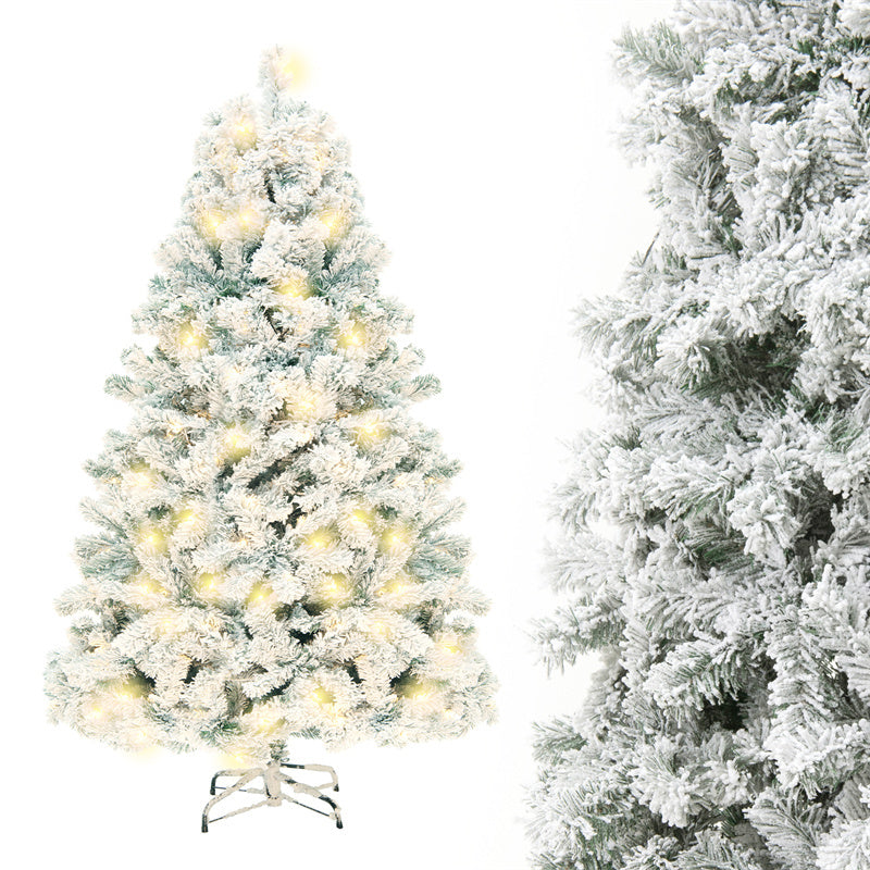 5ft Snowy Artificial Christmas Tree — Full & Reusable (Unlit)