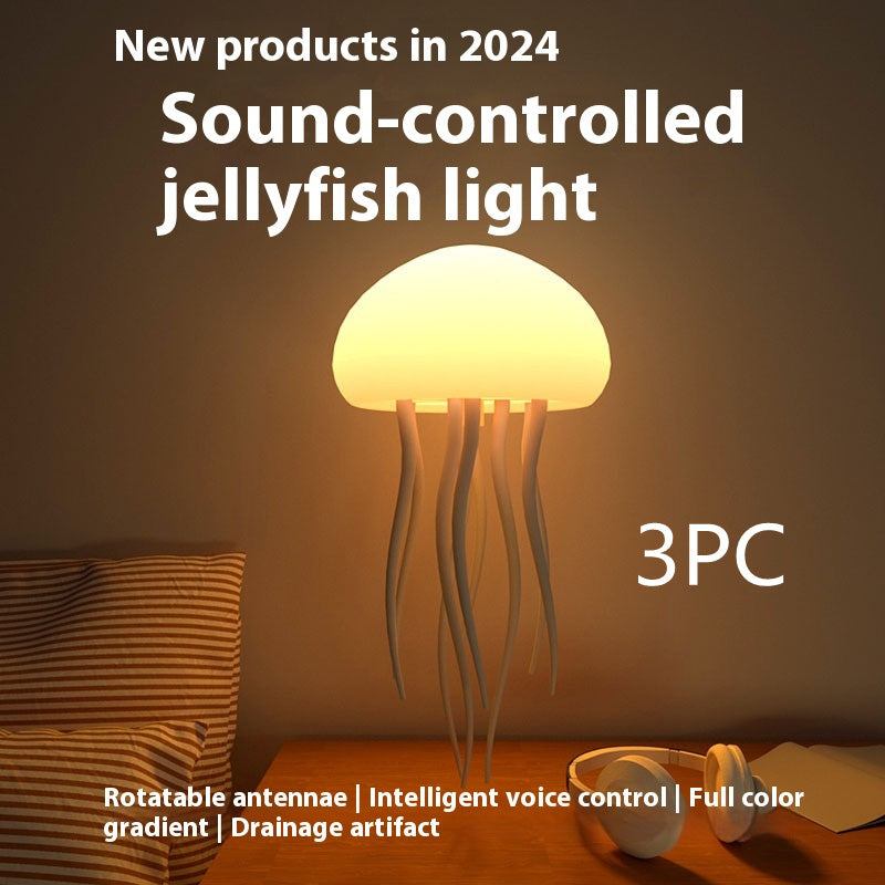 VoltAura™ Jelly Mood Lamp – LED Ambient Night Light for Home & Desk