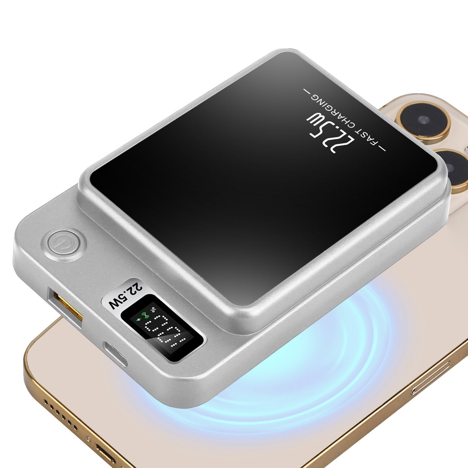 MagSnap™ Magnetic Wireless Power Bank — M.A.E. Volt™
