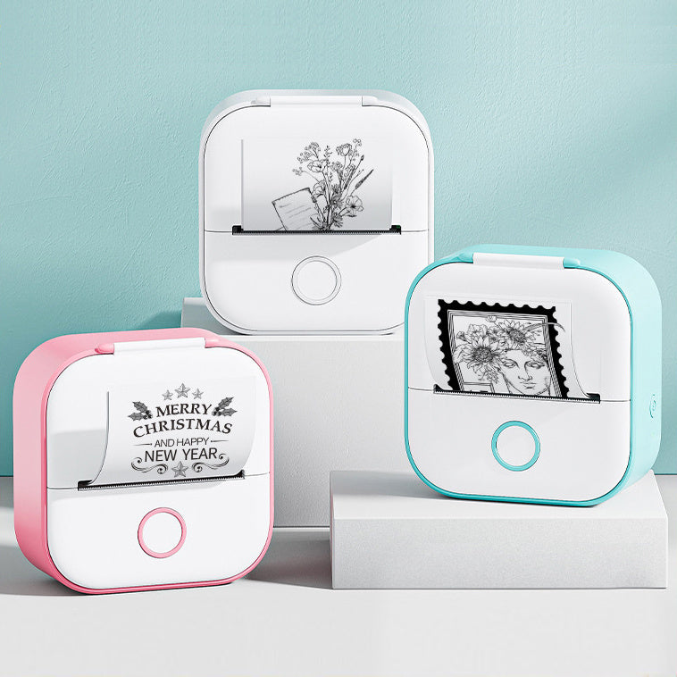 Mini Thermal Photo & Label Printer – Bluetooth Portable Printer for iOS & Android