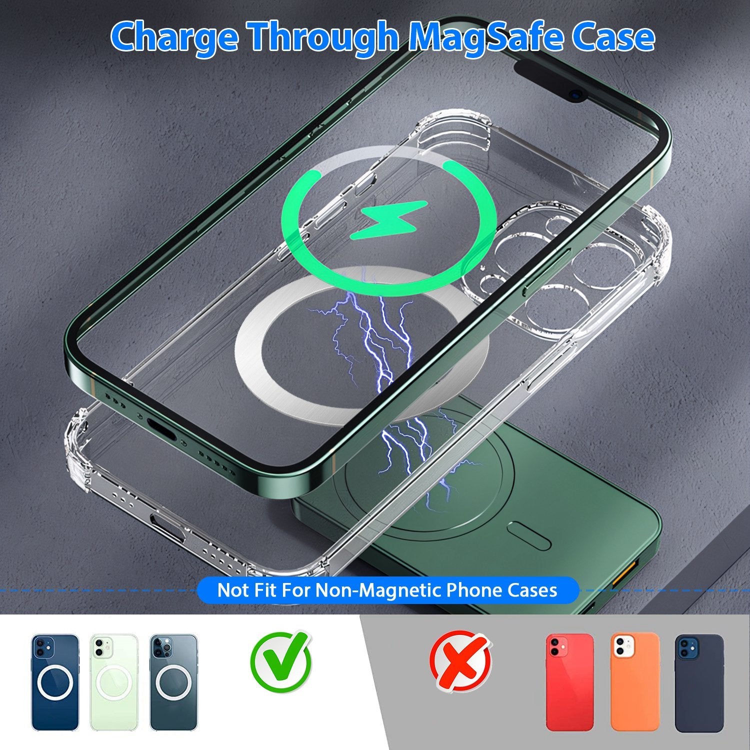 MagSnap™ Magnetic Wireless Power Bank — M.A.E. Volt™